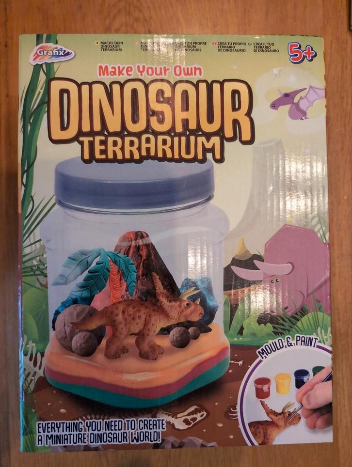 Grafix Dinosaurus Terrarium - Nieuw in doos!, Kinderen en Baby's, Speelgoed | Educatief en Creatief, Ophalen of Verzenden