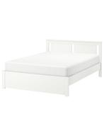 Songesand 2-persoons bed (160x200), Ophalen, Gebruikt, Wit, Tweepersoons