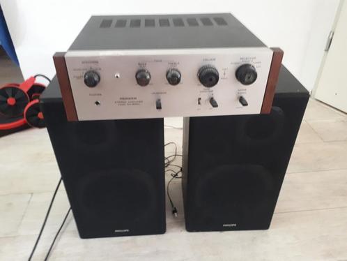 Pioneer SA 500A stereo versterker  + Philips speakers, Audio, Tv en Foto, Versterkers en Receivers, Gebruikt, Stereo, Overige merken