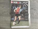 Willem van Hanegem 75 jaar februari 2019 uitgave AD, Verzamelen, Ophalen of Verzenden, Gebruikt, Feyenoord, Boek of Tijdschrift