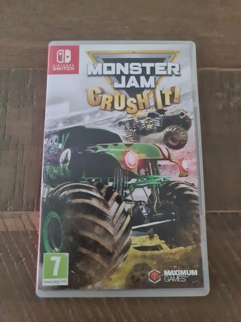 Nintendo Switch - Monster Jam Crush It, Ophalen of Verzenden, Zo goed als nieuw