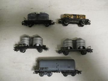  Märklin Diverse Wagens 5x beschikbaar voor biedingen
