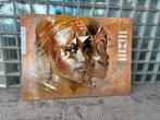 Afrikaans Schilderij - Gesigneerd - Uniek Kunstwerk, Antiek en Kunst, Ophalen