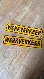 Werkverkeer magneet plaat,, Ophalen of Verzenden