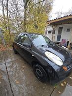 Nissan Micra 1.0 2005 Zwart, Auto's, Nissan, 31 €/maand, 4 cilinders, Zwart, Origineel Nederlands