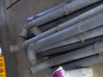 Loro-X stalen regenpijp metaal 10 stuks. 80 mm. 2 meter., Overige materialen, Gebruikt, 2 tot 4 meter, Ophalen of Verzenden