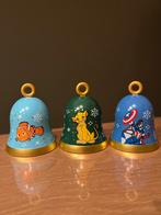 Gave set Disney belletjes kerstbellen, Ophalen of Verzenden, Overige figuren, Nieuw, Beeldje of Figuurtje