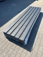 Zweeds rabat zwart gespoten | Potdeksel | A kwaliteit, Ophalen of Verzenden, Nieuw, 250 cm of meer, Planken