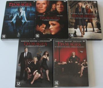 Dvd *** DAMAGES *** Complete Serie Seizoen 1 t/m 5 beschikbaar voor biedingen