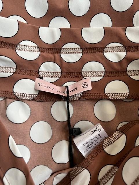 Nieuw Studio Anneloes 11633 Cloe dot skirt XL, Studio Anneloes, Bruin, Verzenden, Maat 46/48 (XL) of groter