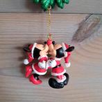 Disney Mickey en Minnie ornament, Ophalen of Verzenden, Mickey Mouse, Zo goed als nieuw, Beeldje of Figuurtje