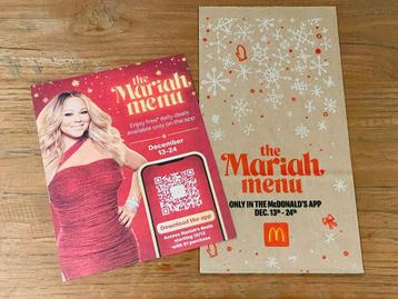 Mariah Carey - McDonalds - Ongebruikte zak #2 en flyer! 2021 beschikbaar voor biedingen