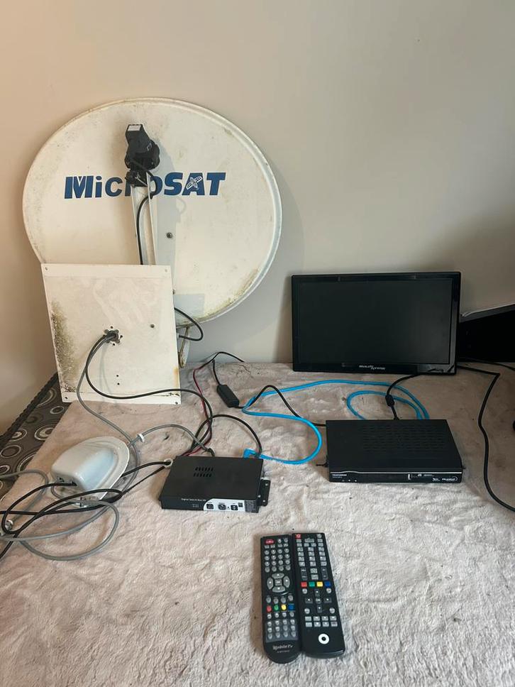 Automatische schotel compleet, Audio, Tv en Foto, Schotelantennes, Zo goed als nieuw, Overige merken, Ophalen