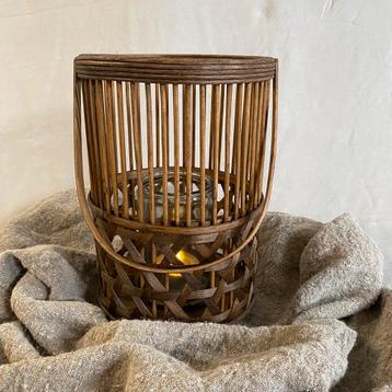 Te koop: Prachtige bamboe windlichten beschikbaar voor biedingen