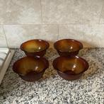4  Vintage Arcoroc  France Sierra Soepkommen/ Schaaltje., Huis en Inrichting, Ophalen of Verzenden, Gebruikt, Overige stijlen