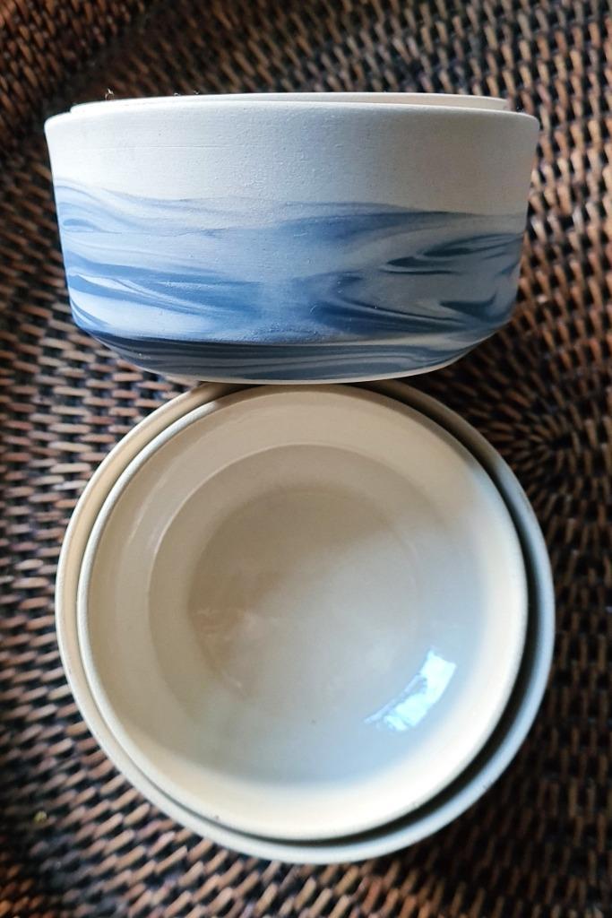 Set (4) kommen LAULABEL , Unique Ceramics collectie, Huis en Inrichting, Keuken | Servies, Nieuw, Kom(men), Overige stijlen, Aardewerk