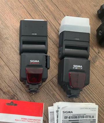 Sigma Flitsers en kabeltjes  etc voor fotografie beschikbaar voor biedingen