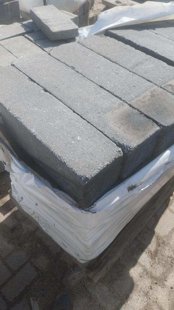 Linea stapelblok getrommeld 15x15x60 cm antraciet, Tuin en Terras, Bielzen en Borders, Nieuw, Blok, Beton, Minder dan 25 cm, Minder dan 100 cm
