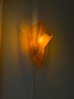 Vintage Plexiglas Oranje Wandlamp, Ophalen of Verzenden, Gebruikt, Kunststof