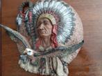 Indiaan voor aan de wand, Huis en Inrichting, Woonaccessoires | Wanddecoraties, Ophalen of Verzenden