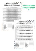 PDF-BESTAND leuke WOORDZOEKERS SPELLING groep 5, Ophalen, Zo goed als nieuw, Taal en Lezen