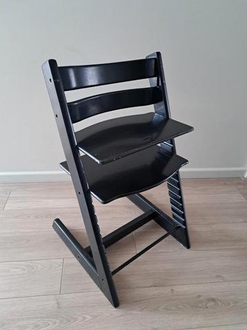 Stokke Tripp Trapp kinderstoel zwart beschikbaar voor biedingen