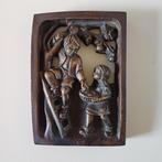 Tegeltjes, Herfst, stenen open object, twee kindjes..., Ophalen of Verzenden