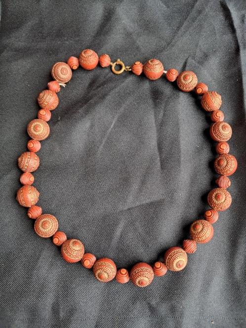 Pragtige vintage ketting., Sieraden, Tassen en Uiterlijk, Antieke sieraden, Ketting, Overige materialen, Ophalen of Verzenden