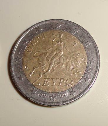 Munt 2 Euro Griekenland met S, Postzegels en Munten, Munten | Europa | Euromunten, Losse munt, 2 euro, Griekenland, Verzenden