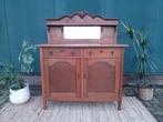 Art Deco kastje eiken dressoir commode wastafelkastje, BlijeSpullen.nl, Gebruikt, Eikenhout, 150 tot 200 cm