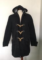 Zara man lange jas zwart puur katoen met capuchon, Maat 48/50 (M), Zwart, Ophalen of Verzenden, Zo goed als nieuw