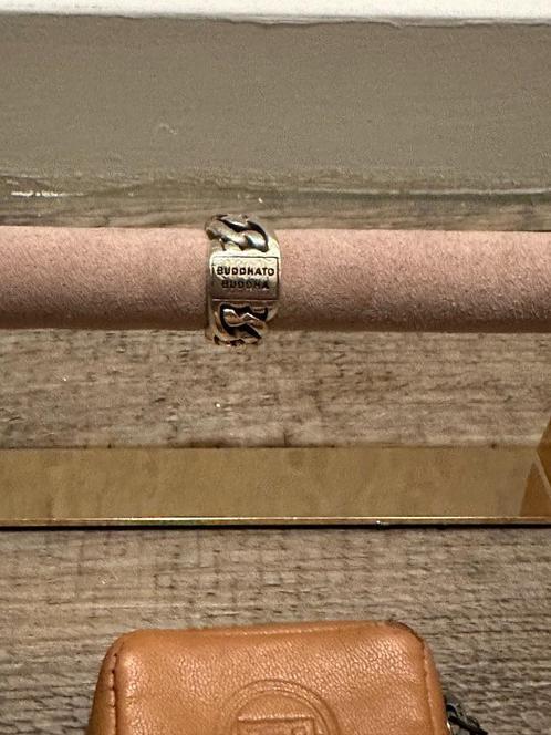 Super gave Buddha to Buddha ring, Nathalie, mt 17, gedragen., Sieraden, Tassen en Uiterlijk, Ringen, Gebruikt, Dame of Heer, 17 tot 18