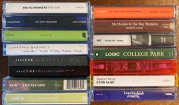 15x TAPE CASSETTE Charli XCX Cure Kendrick Lamar Royel Otis beschikbaar voor biedingen
