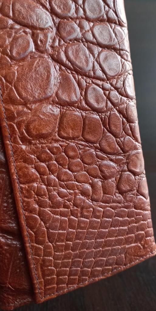 CHESTNUT COLLECTION krokodil leder, Sieraden, Tassen en Uiterlijk, Tassen | Schoudertassen, Ophalen of Verzenden