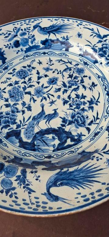 Grote Blauwe Schotel - 43cm beschikbaar voor biedingen