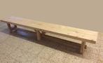 Tuinbankjes, bankjes, tuintafels van balken sloophout., Ophalen of Verzenden, Nieuw, Hout