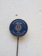 Wilhelmina Harmonie Den Dungen Speldje 60s, Verzamelen, Ophalen of Verzenden, Gebruikt, Overige onderwerpen, Speldje of Pin