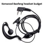 Kenwood Baofeng headset budget | NIEUW, Telecommunicatie, Portofoons en Walkie-talkies, Nieuw, Toebehoren, Ophalen of Verzenden