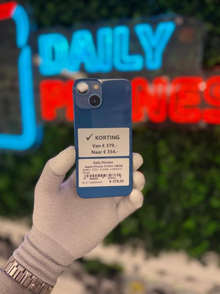 Zo goed als nieuw Apple iPhone 13 mini 128GB, Telecommunicatie, Overige Telecommunicatie, Zo goed als nieuw, Ophalen of Verzenden