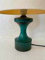 Cor Unum groene keramiek tafellamp , jaren 70, Overige materialen, Gebruikt, Cor Unum, Ophalen of Verzenden