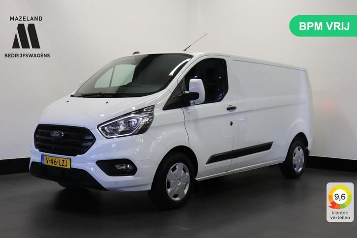 Ford Transit Custom 2.0 TDCI 130PK L2 Automaat EURO 6 - Airc, Auto's, Bestelauto's, Bedrijf, Te koop, ABS, Airconditioning, Alarm