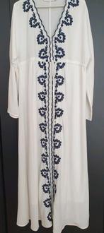 NIEUW! BOHO lange jurk wit navy maat s m KWALITEIT, Wit, Ophalen of Verzenden, Zo goed als nieuw, Maat 36 (S)