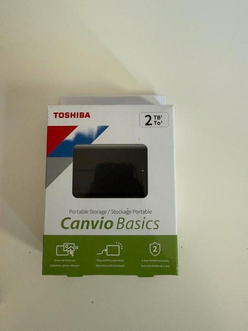 Toshiba Externe Harde Schijf 2TB – Nieuw in doos, Computers en Software, Harde schijven, Zo goed als nieuw, Laptop, USB, Ophalen of Verzenden
