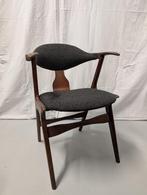 Set van 4 A.W.A. - Louis van Teeffelen Koehoorn stoelen, 60s, Huis en Inrichting, Stoelen, Ophalen, Gebruikt, Bruin, Hout