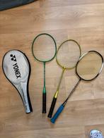 3 badminton rackets en één hoes, Ophalen of Verzenden, Gebruikt, Racket(s)