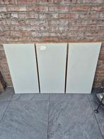 MDF plaatwerk 3 stuks (grijs  80x40 cm), Ophalen, Zo goed als nieuw, Overige materialen