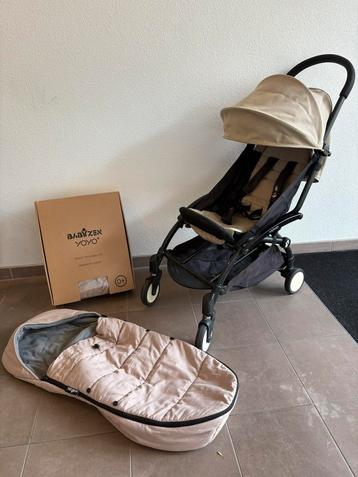 Yoyo+ babyzen+newborn pack+voetenzak taupe beschikbaar voor biedingen