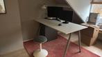 Bureau ikea met ladeblok, kruk en lamp, Ophalen, In hoogte verstelbaar, Zo goed als nieuw, Bureau