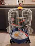 Ronde vogelkooi, Dieren en Toebehoren, Vogels | Hokken en Kooien, Ophalen, Zo goed als nieuw, Metaal, Vogelkooi