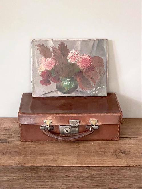 Oud schilderijtje, Antiek en Kunst, Curiosa en Brocante, Ophalen of Verzenden